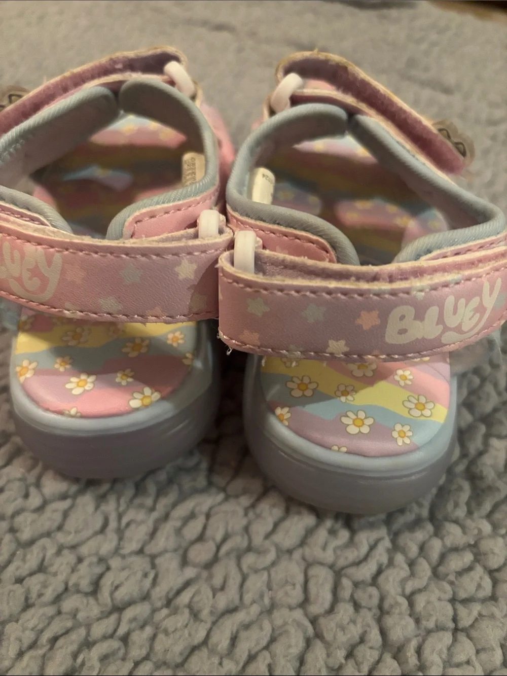 Bluey Sandals with Cute Character Accents
